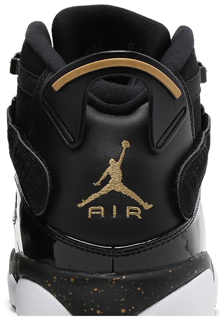 Air Jordan 6 Rings Black Metallic Gold