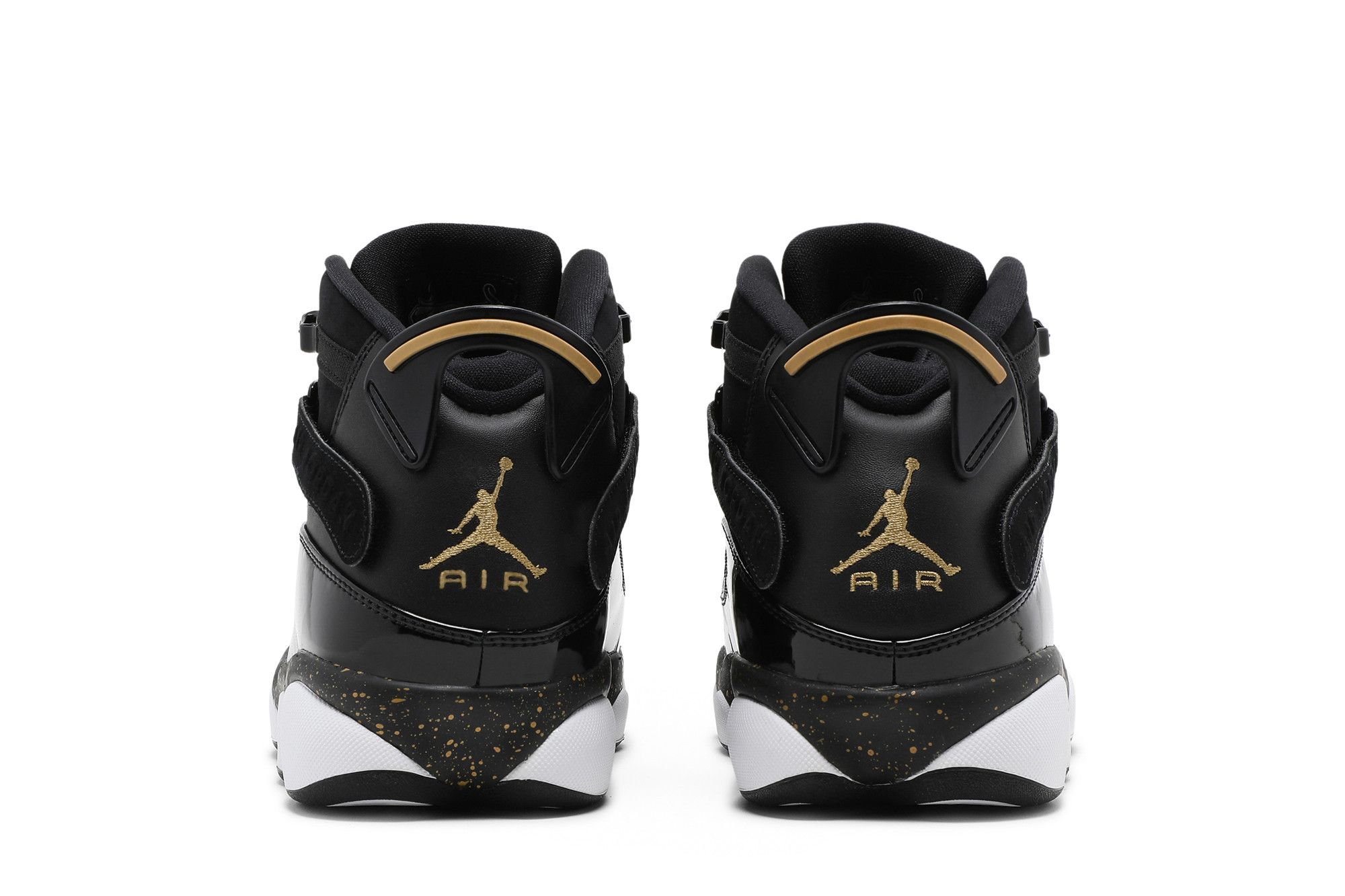 Jordan 6 rings black and gold shop