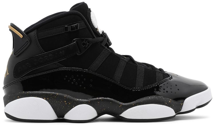 Air Jordan 6 Rings Black Metallic Gold
