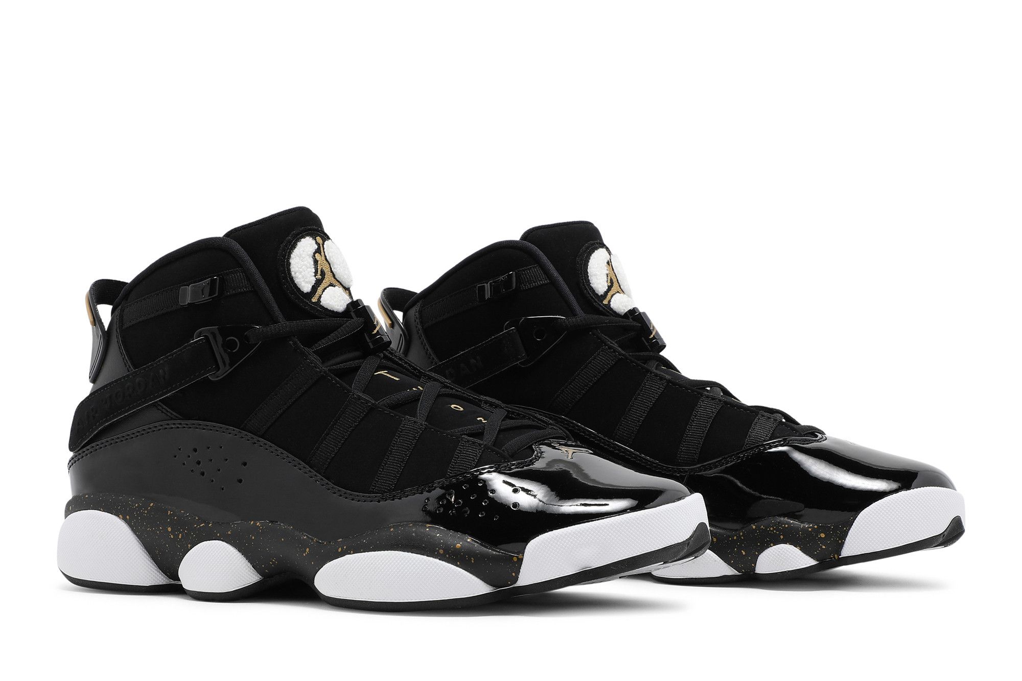 Black and gold 6 rings jordans new arrivals