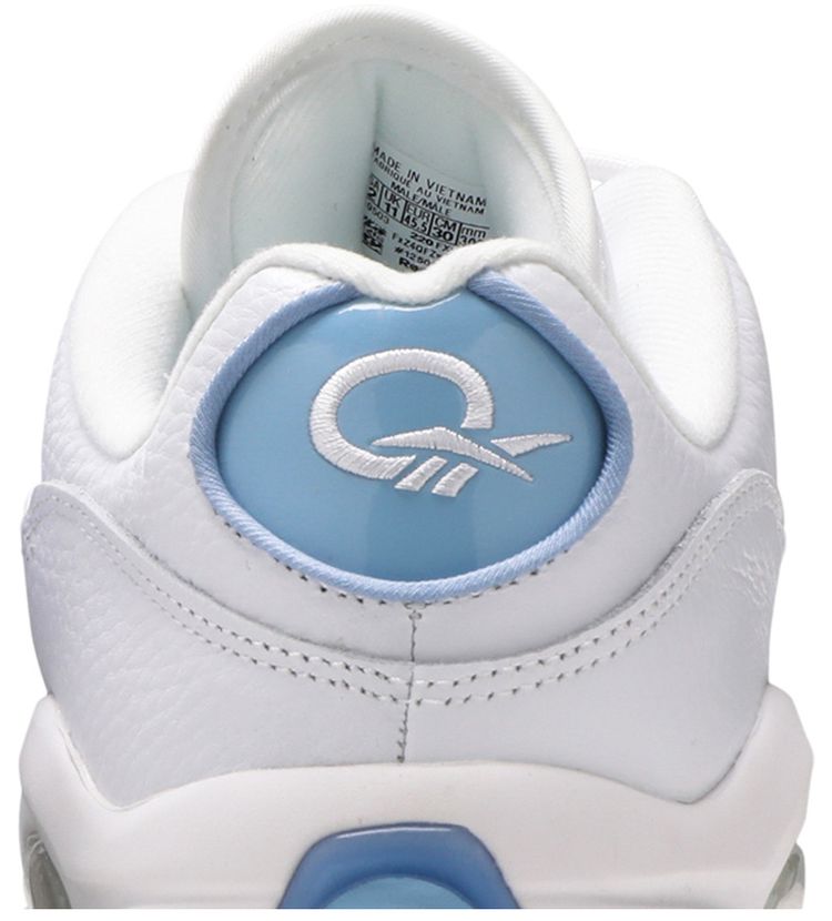 Reebok Question Patent Low Fluid Blue