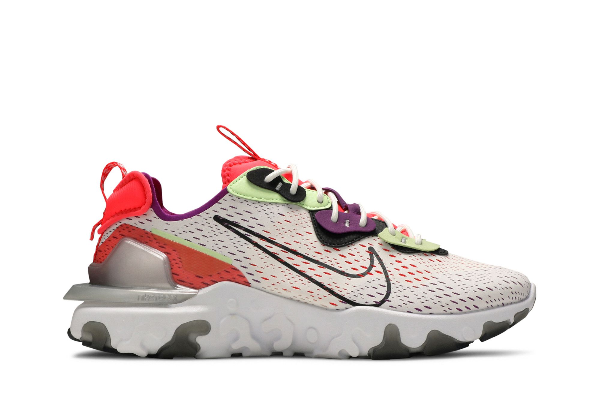 Nike react pink and white sales