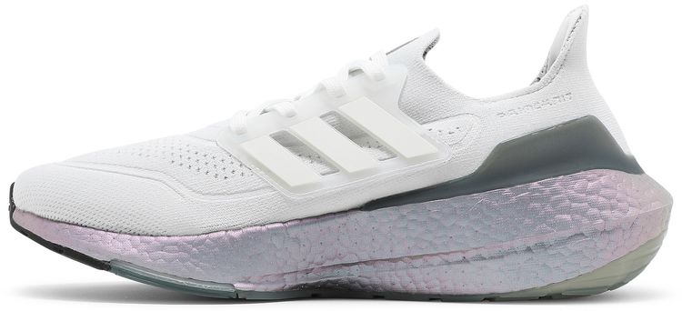Adidas UltraBoost 21 Crystal White Hazy Green