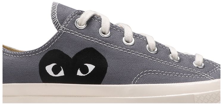 Comme des Garcons PLAY x Chuck 70 Low Steel Gray
