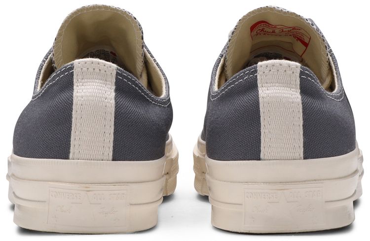 Comme des Garcons PLAY x Chuck 70 Low Steel Gray
