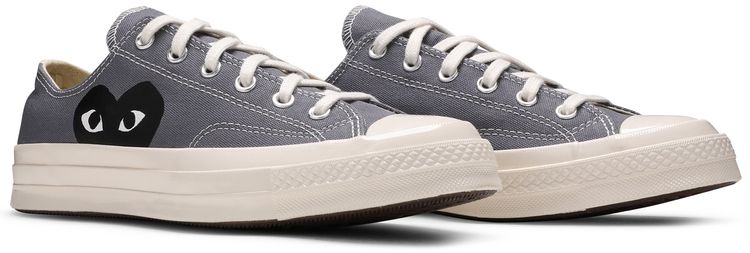Comme des Garcons PLAY x Chuck 70 Low Steel Gray