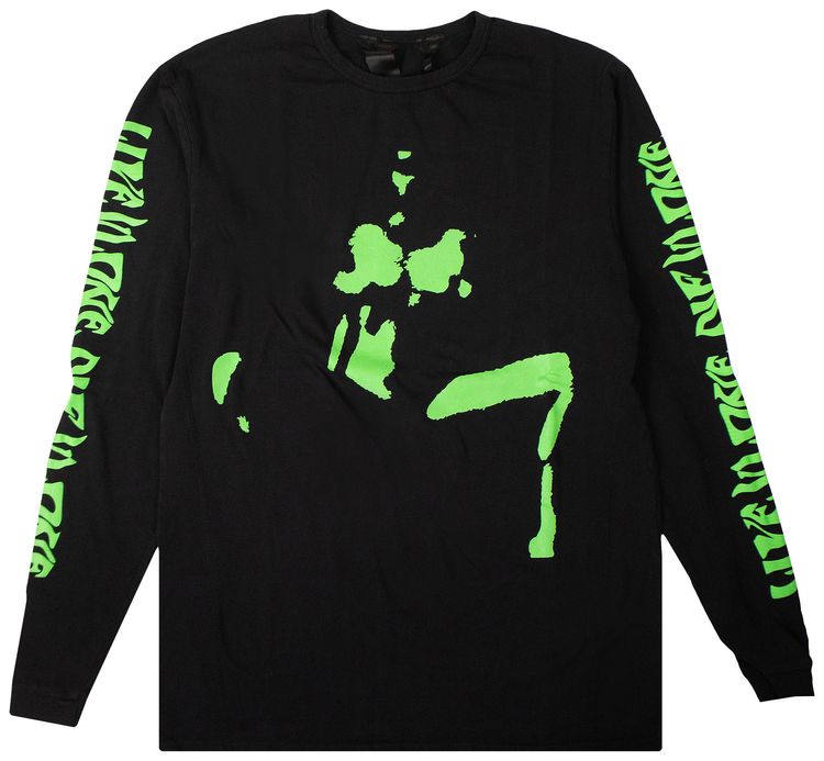 Vlone Lady Long Sleeve T Shirt Black