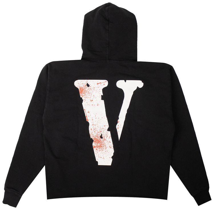 Vlone Friends Horror Hoodie Black