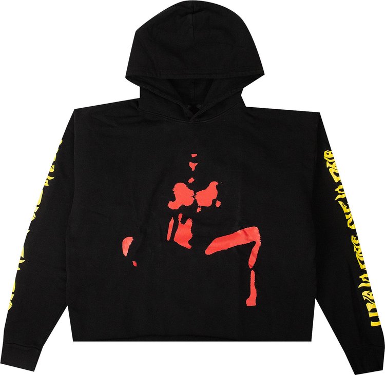 Vlone Two Tone Lady Hoodie Black