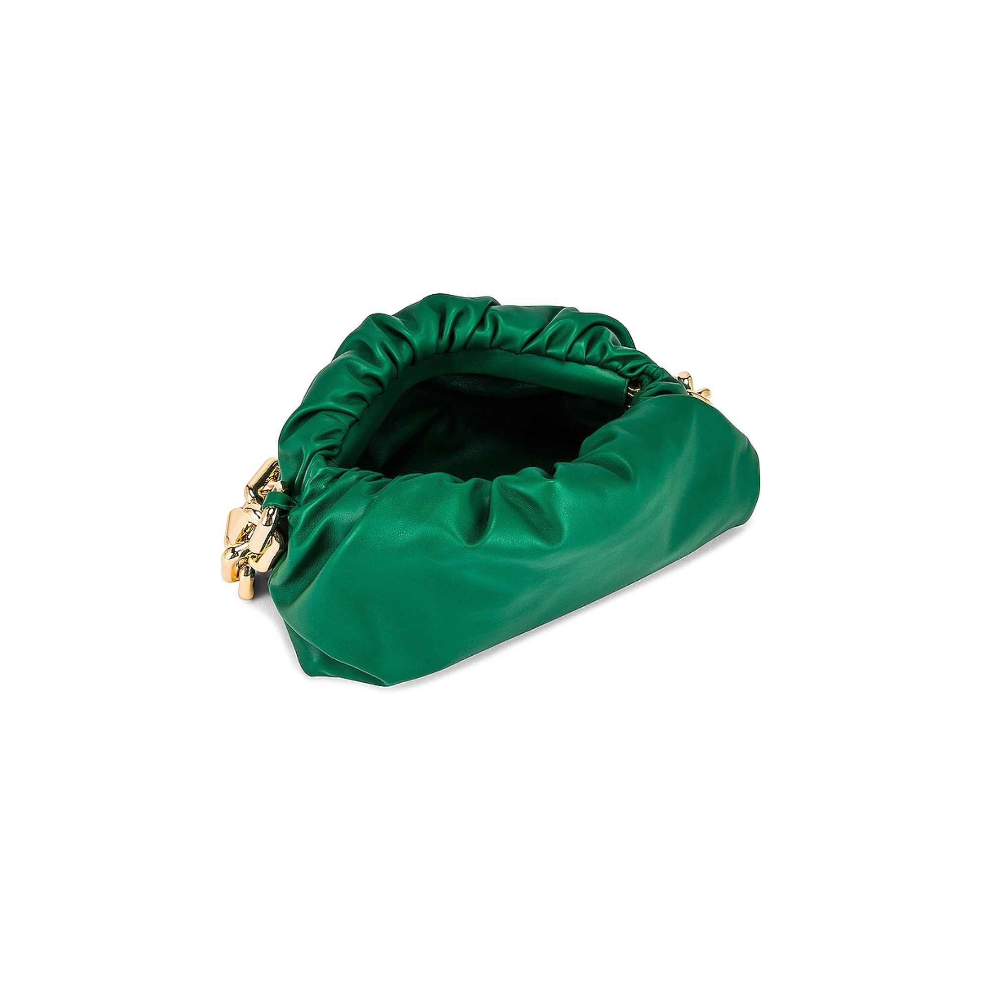 Bottega veneta chain pouch green 2025