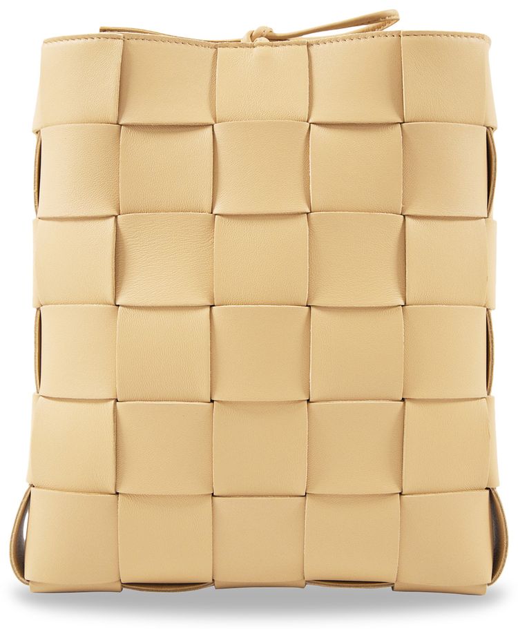 Bottega Veneta Cassette Messenger Bag AlmondGold