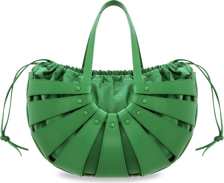 Bottega Veneta The Shell Bag Racing GreenGold