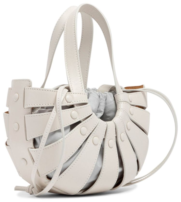 Bottega Veneta The Shell Bag WhiteFrostGold