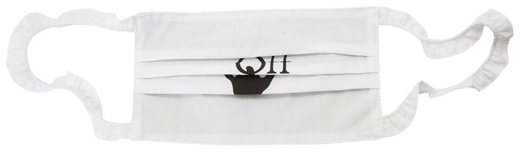 Off White Hand Off Face Mask WhiteBlack