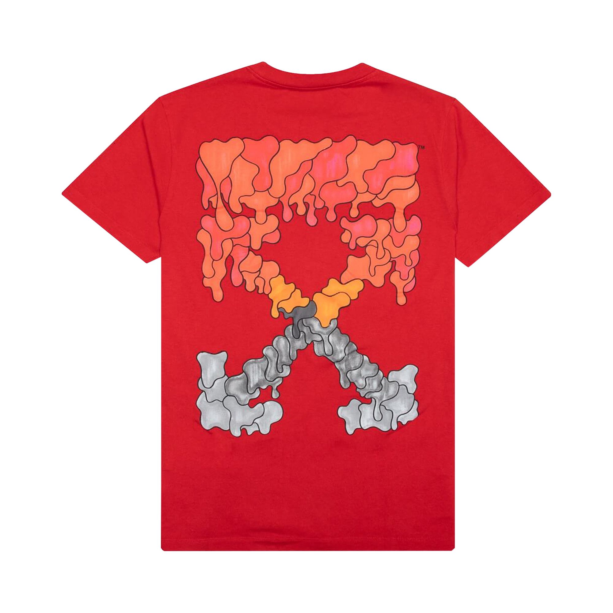 Buy Off-White Marker Slim Fit T-Shirt 'Samba/Red
