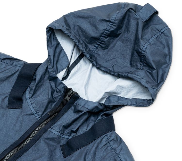 Stone Island Membrana 3L TC Hooded Jacket Dark Blue