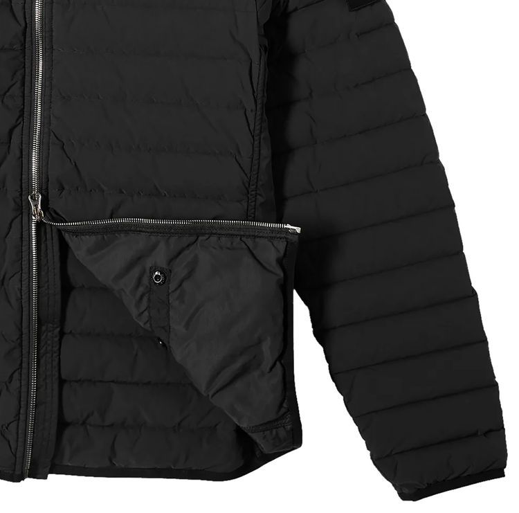 Stone Island Loom Woven Lightweight Down Jacket Black