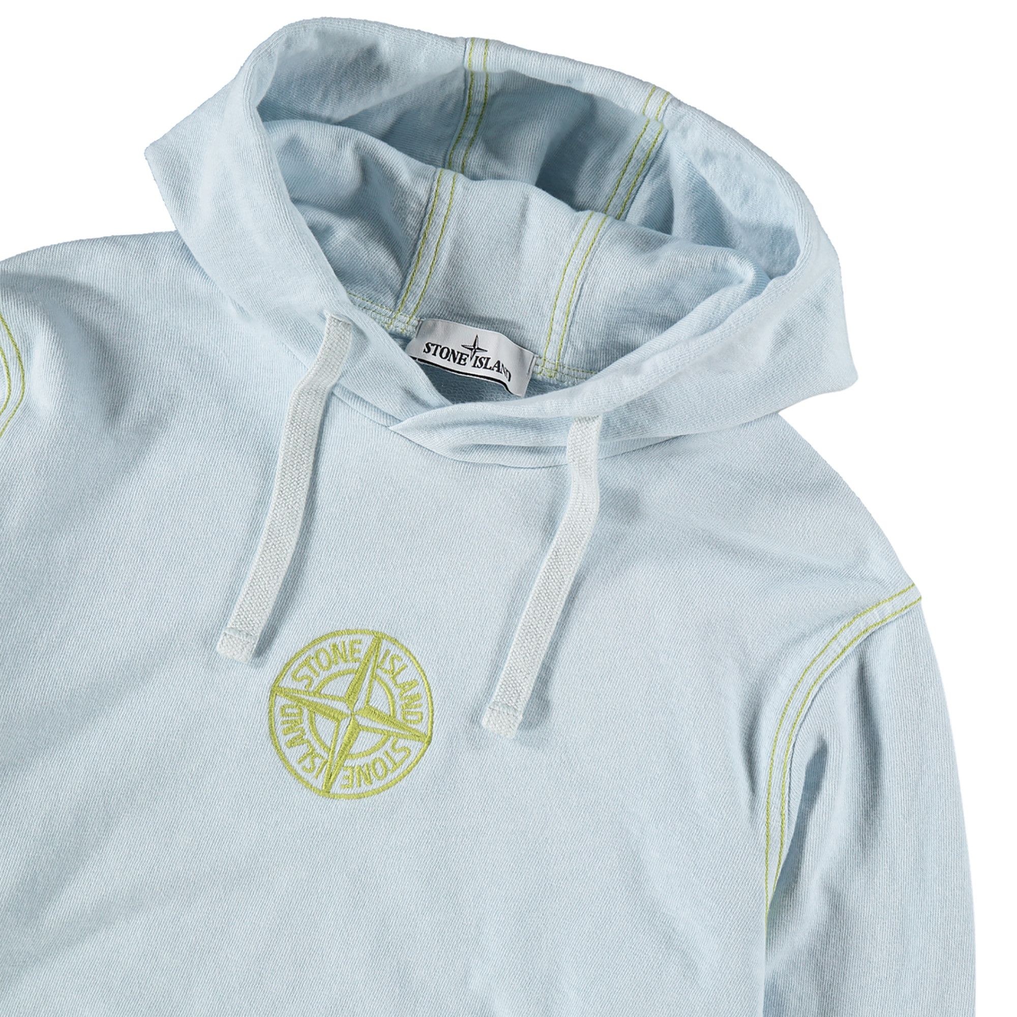 トップス Stone lsland Buy Stone Island GD Logo Hooded Sweatshirt 'Sky Blue' - 741561159