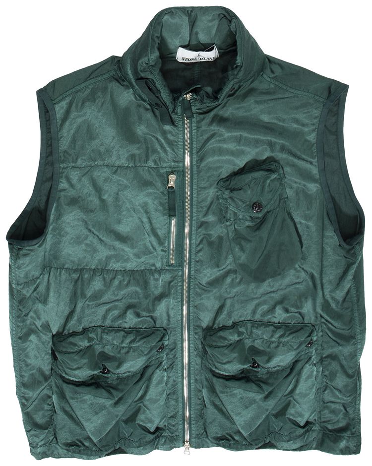 Stone Island Nylon Raso TC Vest Petrol