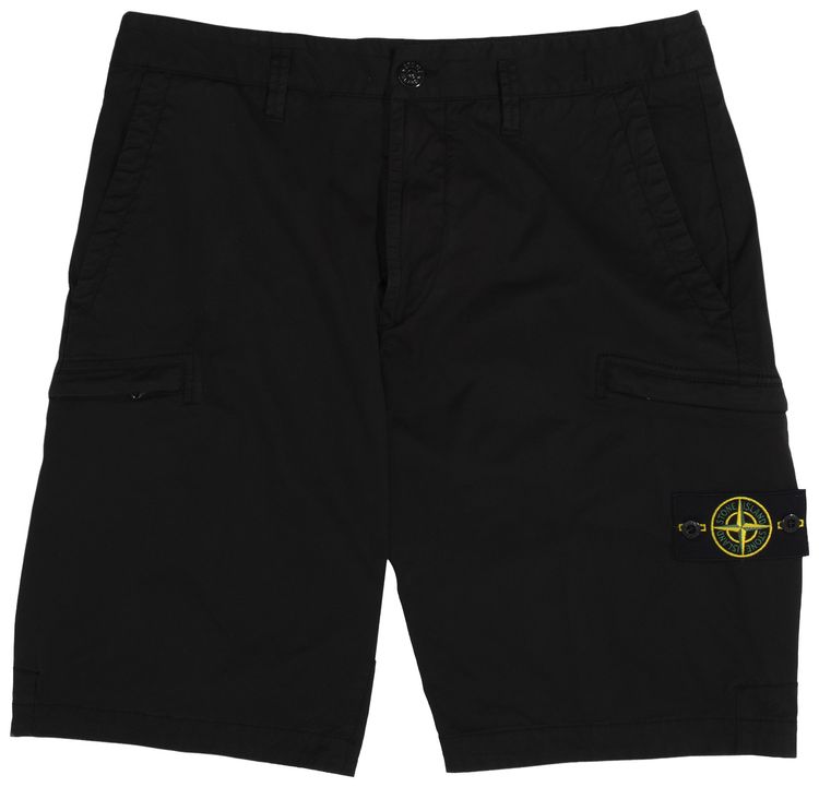 Stone Island Cargo Bermuda Shorts Black