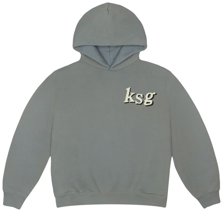 Cactus Plant Flea Market Kids See Ghosts Hooded Sweatshirt Glacier