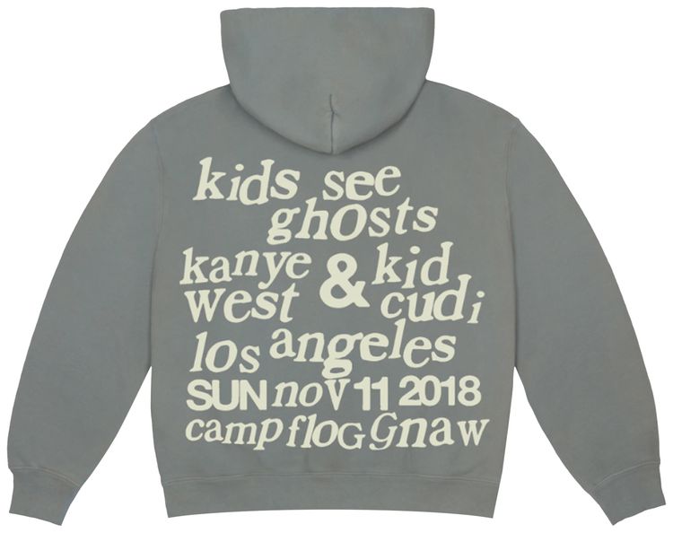 Cactus Plant Flea Market Kids See Ghosts Hooded Sweatshirt Glacier