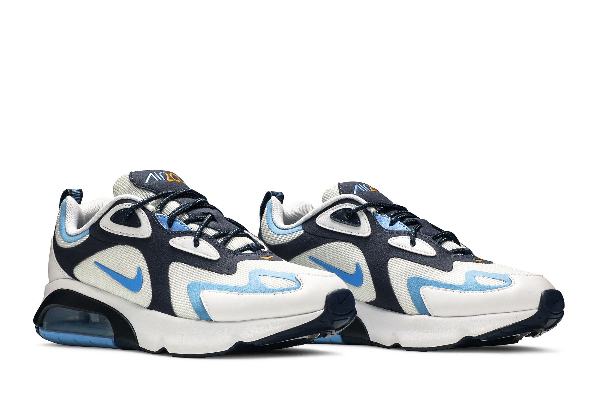 nike air max 200 men's white and blue