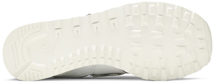 New Balance 574 Metallic   White Neo Flame