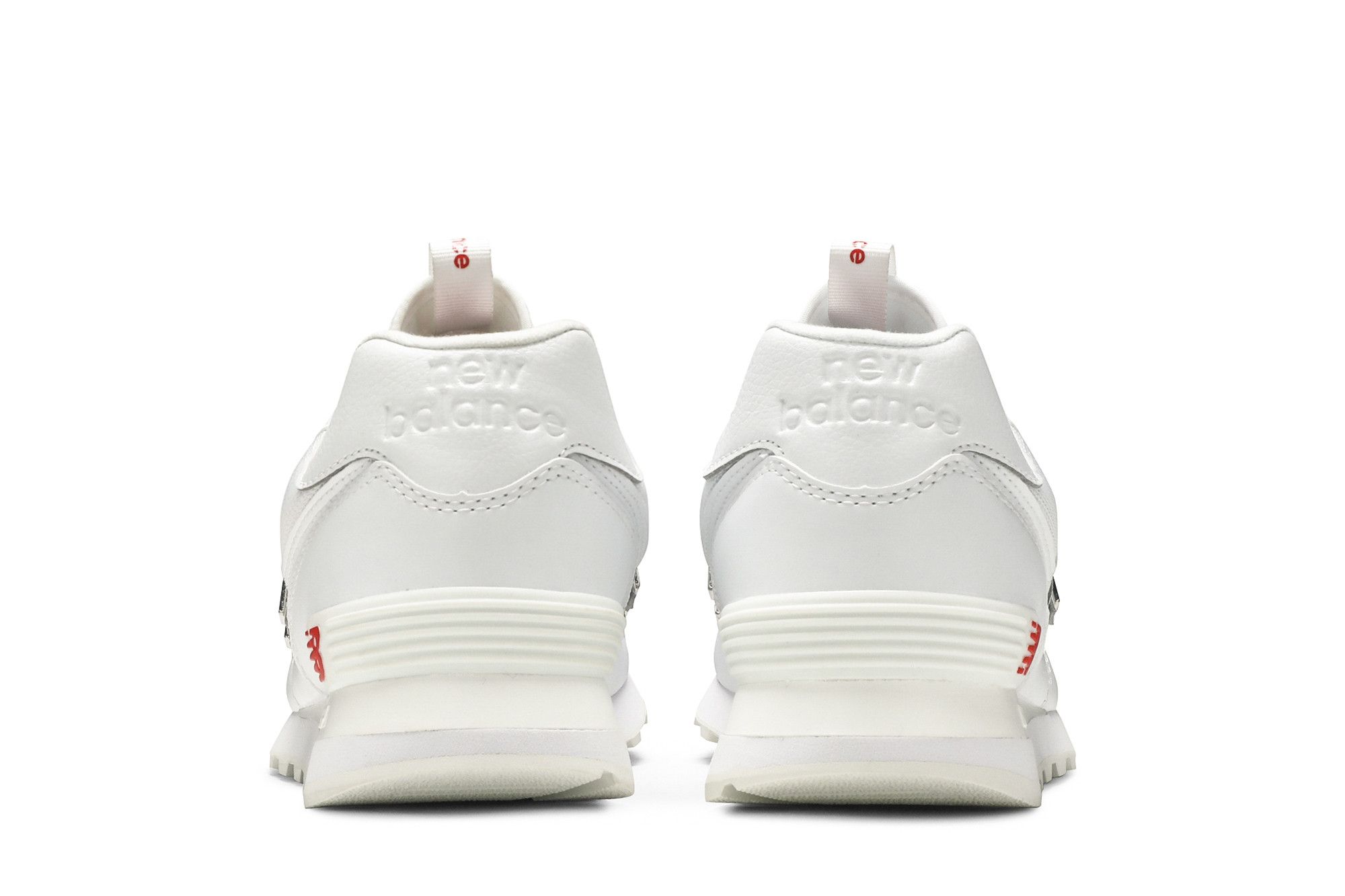Size 5.5 574 'Metallic - White Neo Flame'