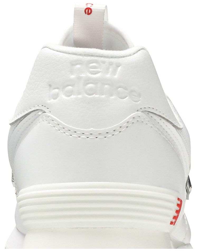 New Balance 574 Metallic   White Neo Flame