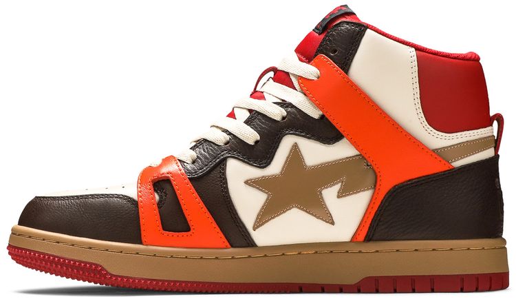 Bape Sta 93 HI Red Orange Light Sand