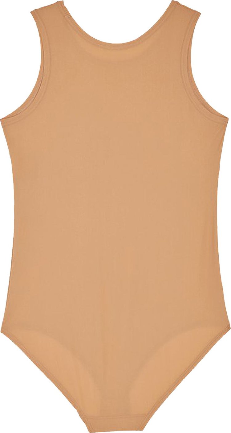 Jil Sander Round Neck Bodysuit Camel