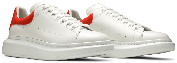 Alexander McQueen Oversized Sneaker White Warm Orange