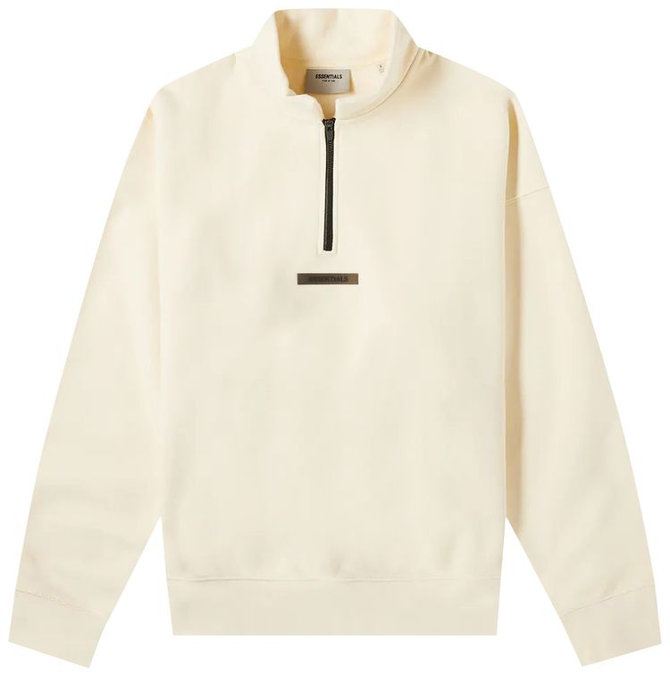 Fear of God Essentials Mockneck Half Zip Buttercream