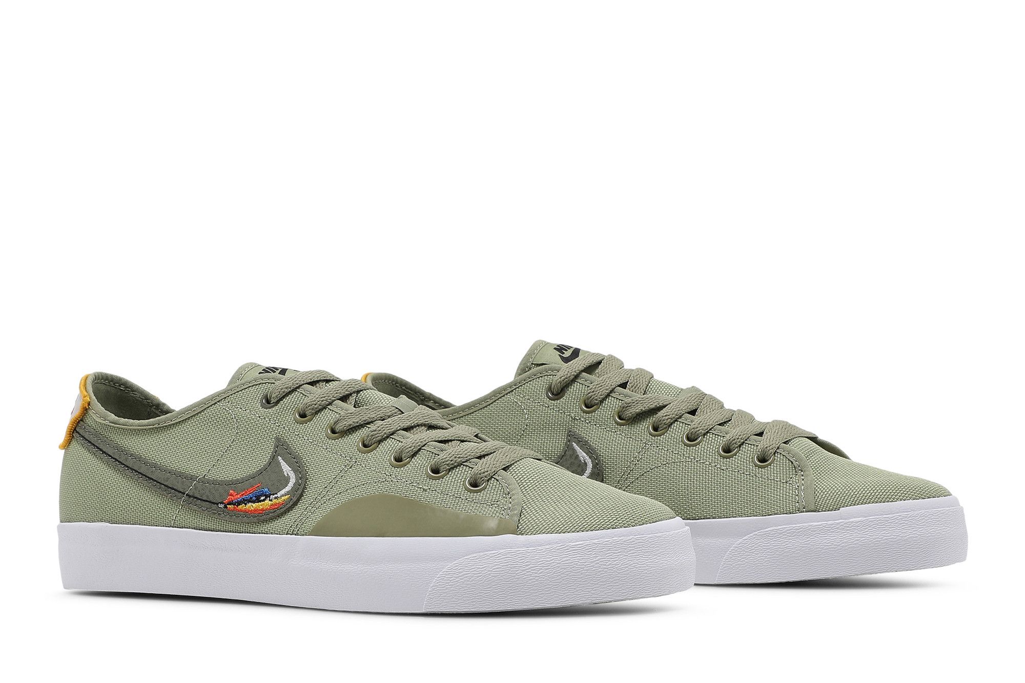 スニーカー Nike SB Blazer Court Daan Van Der Linden Dusty Olive Size 8.5 - Nike Daan Van Der Linden x Blazer Court SB Dusty