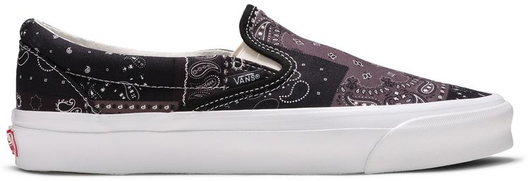 Kith x Vans Vault OG Classic Slip On LX Bandana   Moonless Night