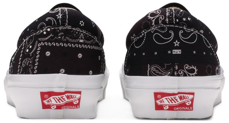 Kith x Vans Vault OG Classic Slip On LX Bandana   Moonless Night