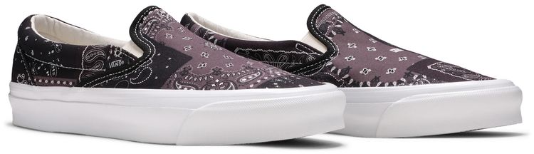 Kith x Vans Vault OG Classic Slip On LX Bandana   Moonless Night