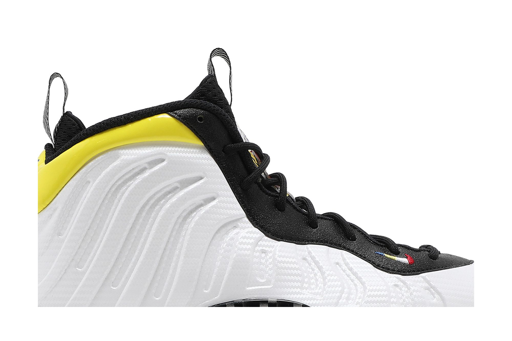 Nike little posite one white and black store