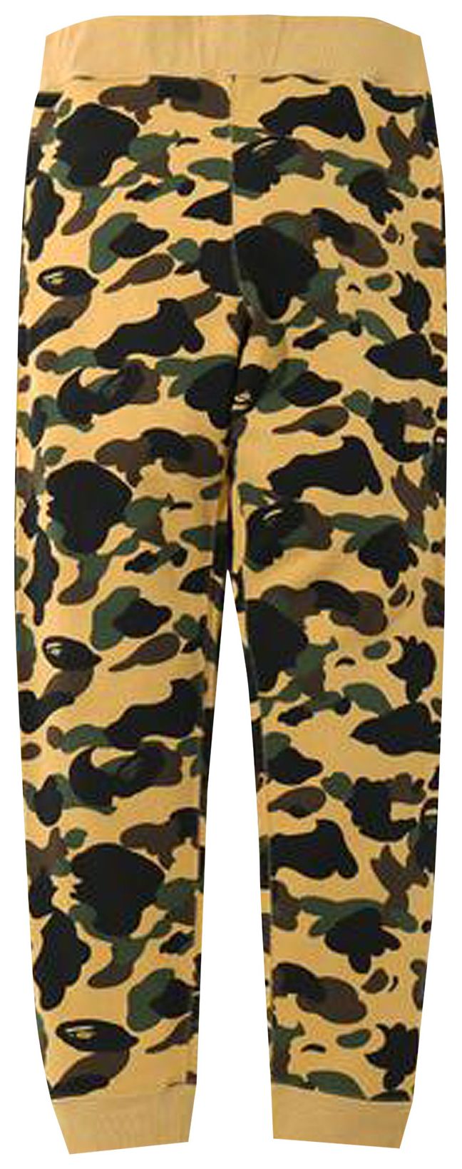 BAPE 1st Camo Slim Sweatpants Yellow