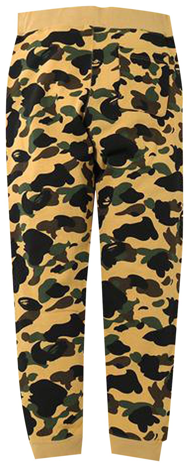 BAPE 1st Camo Slim Sweatpants Yellow
