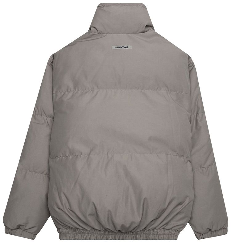Fear of God Essentials Puffer Jacket Cement