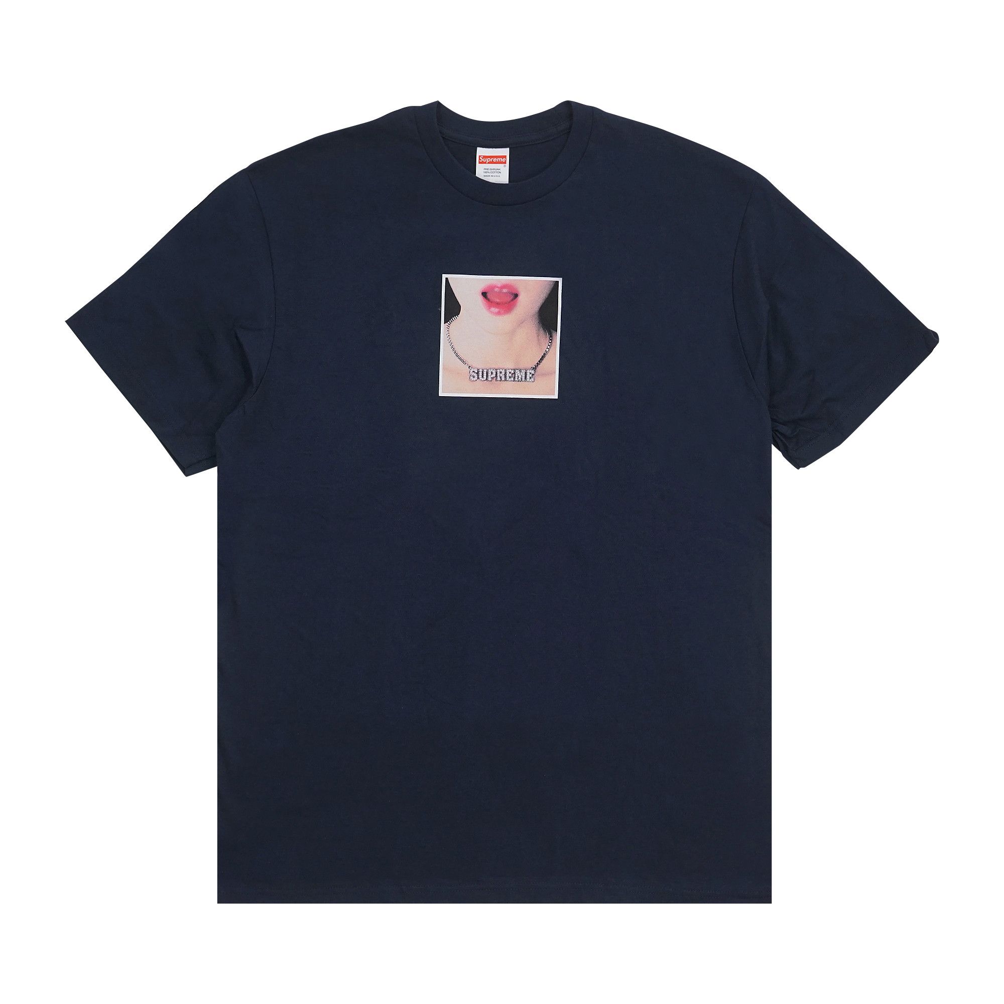 Buy Supreme Necklace Tee 'Black' - SS18T25 BLACK | GOAT