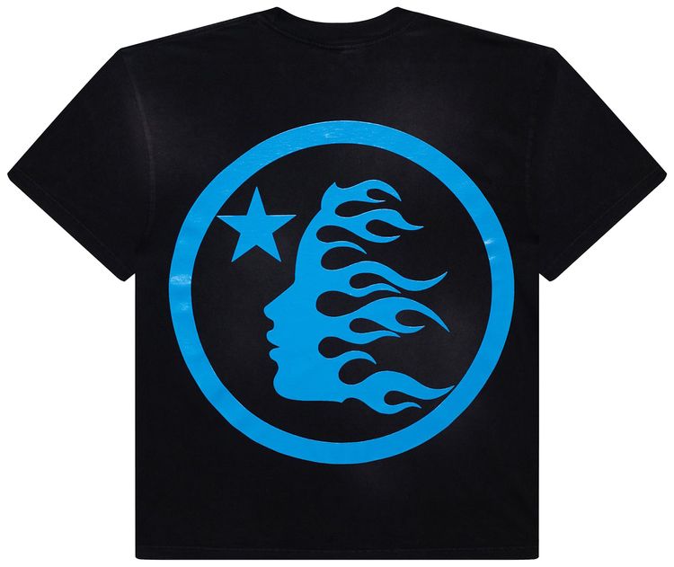 Hellstar Classic T Shirt Gel Print BlackBlue
