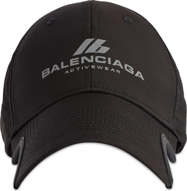 Balenciaga Techinical Nylon Cap BlackReflective