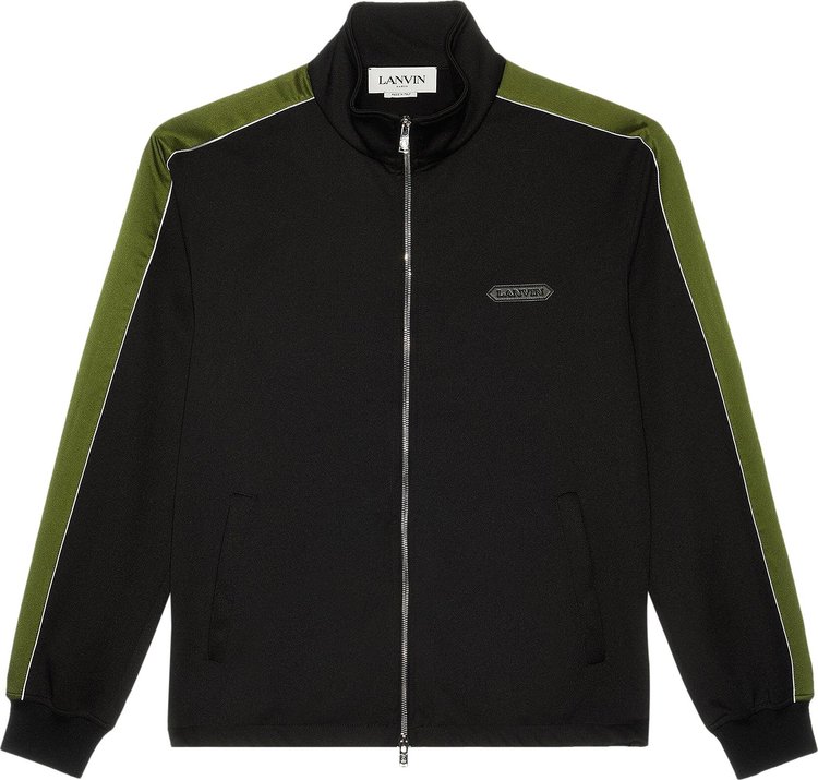 Lanvin Zipped Contrast Jacket Black