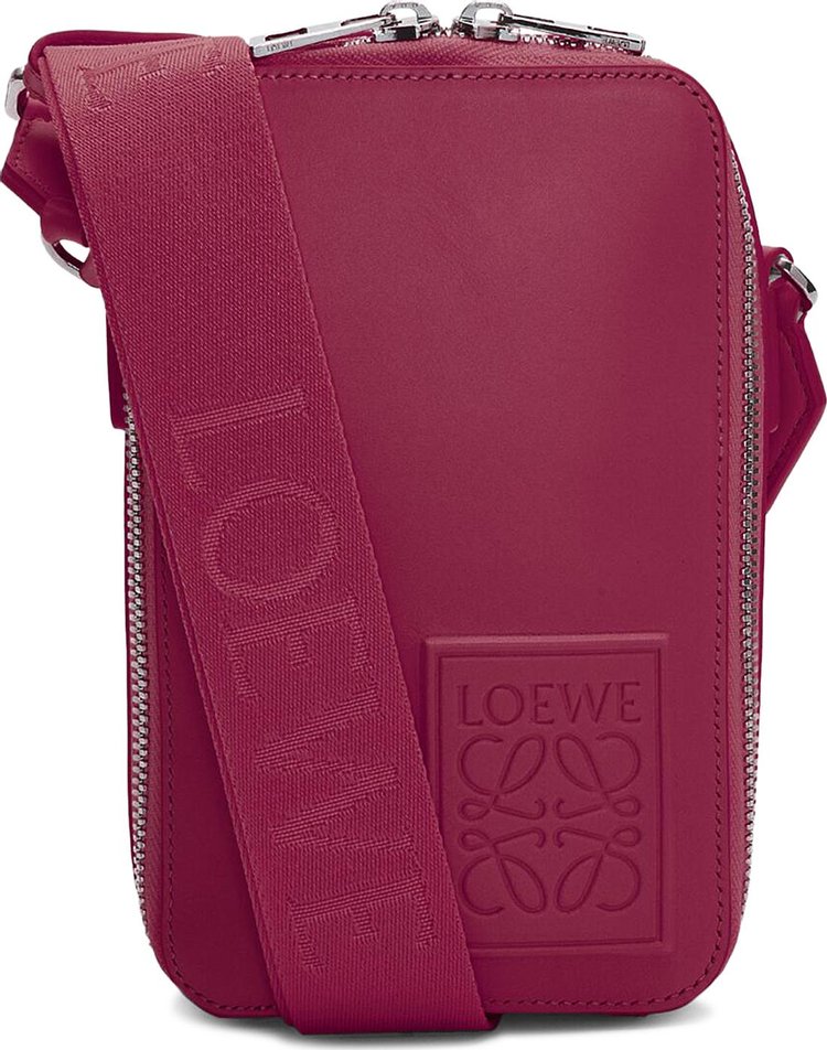 Loewe Vertical Crossbody Pocket Crimson