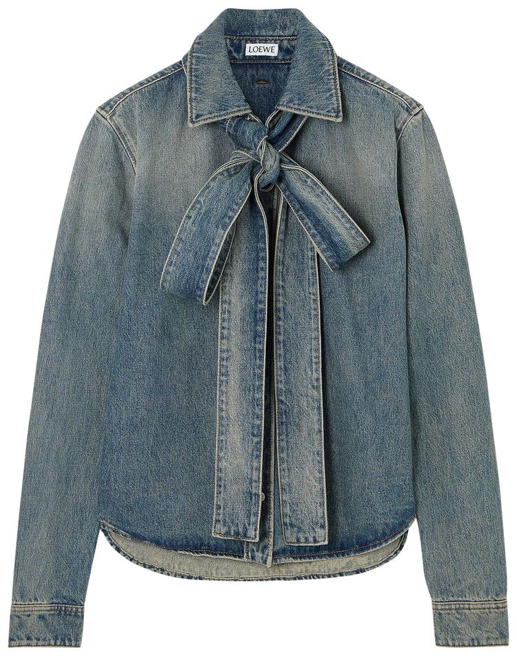 LOOK 669 WHITE BOW SHIRT main image 1