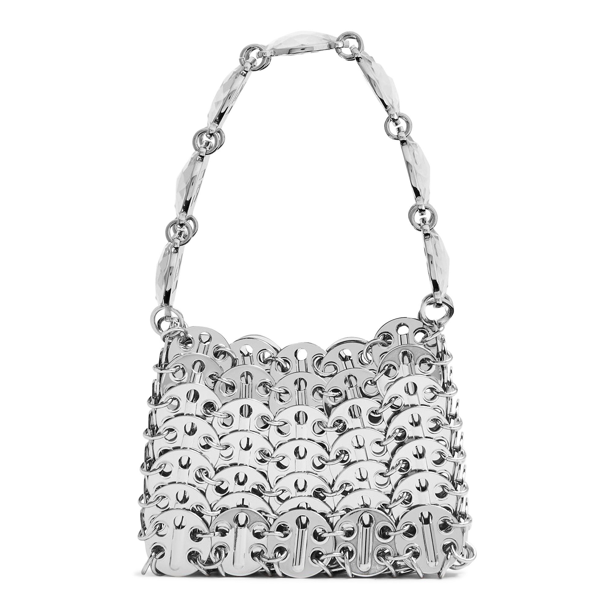 Buy Paco Rabanne 1969 Micro Mini Bag 'Silver