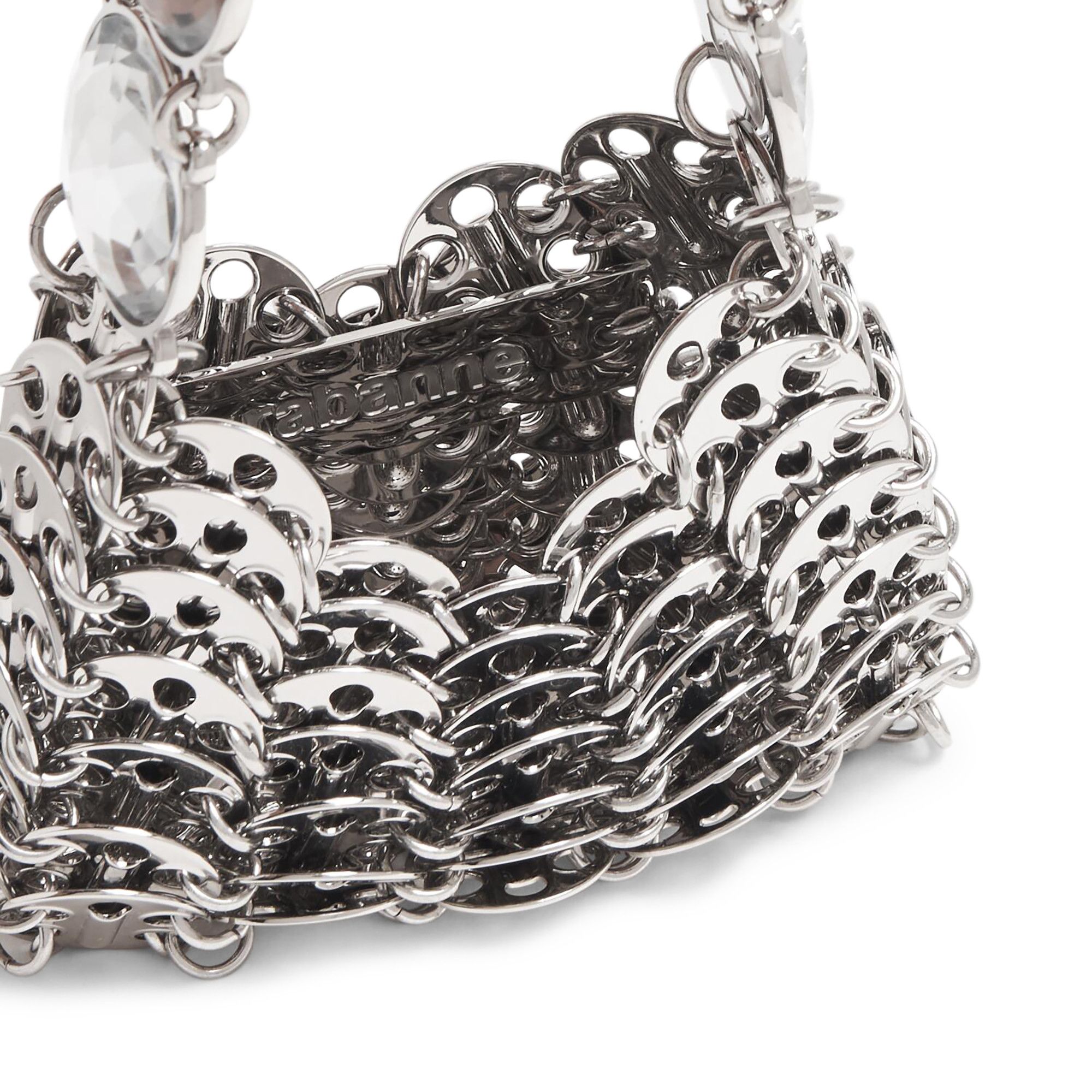バッグ・カバンその他 RABANNE Woman Mini bag Silver 22ASS0316MET001 P040 Buy Paco Rabanne 1969 Micro Mini Bag 'Silver